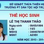 Ảnh Thẻ Học Sinh Cấp 2