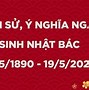 Ngày Sinh Nhật Của Bác Hồ Vào Thứ Mấy